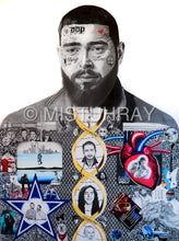 Load image into Gallery viewer, Post Malone Art Print (Limited Edition)