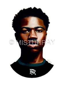 Roddy Ricch Art Print